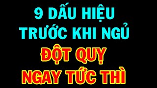 Trước Khi Ngủ Thấy 9 Dấu Hiệu Này Đi Khám Ngay Kẻo TẮC MẠCH MÁU NÃO, Toi Mạng Lúc Nào Không Biết