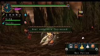 MHFU Defeating Sayajin Invasion