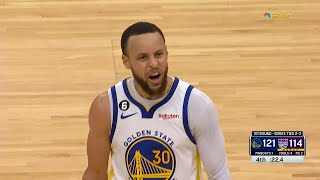 Steph Curry decided to prove that he isn't worse than LeBron by scoring the clutch layup vs Kings