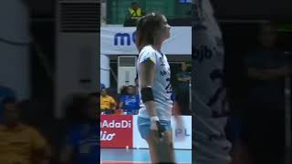 Most beautiful moments🔥 Shella Bernadetha's Volleyball #trending #shorts #volleyball #viral