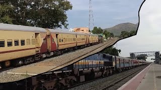 Train arrivals and departures at Usilampatti Railway Station