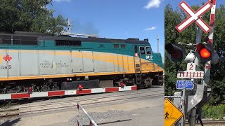 Via Rail 6417 at Ormond St. Railroad Crossing