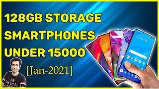 128gb Storage Phones Under 15000 | 128gb Phones Under 15000 | January 2021 [Hindi]