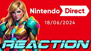 Nintendo Direct Reaction June 2024! New ZELDA?! METROID PRIME 4!? very solid. Metroid Fans rejoice!