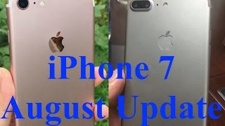 Space Black iPhone 7 - August Update