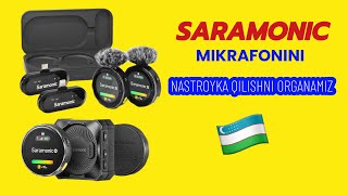 Saramonic blink me mikrafonini nastroyka qilishini organamiz | Saramonic Blink Me U2 | Saramonic B2