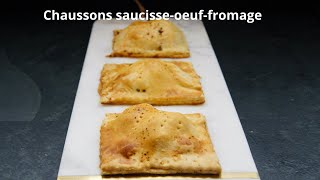 Chaussons saucisse-oeuf-fromage par Menu to Shop