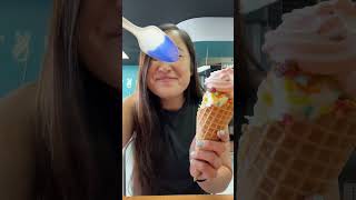 Unique Froyo shop! #froyo #mukbang