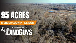 Mercer County, Illinois 95 Acres For Sale