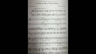 Create in Me a Clean Heart - Tenor