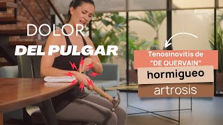 Cómo aliviar el dolor del pulgar👍 Ejercicios y consejos útiles