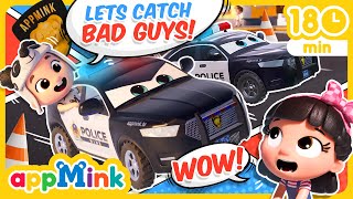 🚓🔧Build a Police Car! 🚔🚨 Heroes in Action! 🌟👮‍♂️ #appmink #nurseryrhymes #kidssong #cartoon