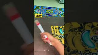 Easy vs normal vs hard pen spinning #penspinning