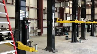 Challenger Lifts / 2 post lifts and Scissor Lifts  Installed At Florida