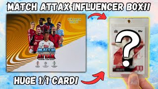 INSANE 1/1 CARD! Topps Match Attax 2024/25 Influencer Box opening!