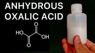 Drying Oxalic Acid Without a Dean Stark Apparatus (using a drying pistol)