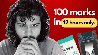 How to Score 100 in 3 DAYS in ENGLISH Class 12 😱 | 3 DAYS Study Strategy for Class 12 English 2024