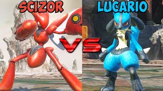 Pokken tournament DX - Scizor vs Lucario