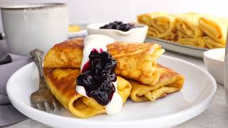 How to Make Cheese blintzes - Cheese blintzes Recipe