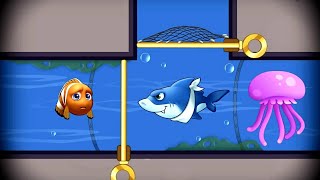 Fishdom Mini Games Ads Part 25 - All Levels - Save The Small Fish