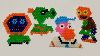 ВОЛШЕБНАЯ АКВА МОЗАЙКА | РАСТЕНИЯ ПРОТИВ ЗОМБИ (aquabeads)