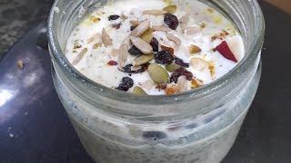 Coconut Chia pudding | Healthy Dessert for Weightloss #breakfast #viral #fatloss  #chiapuddingrecip