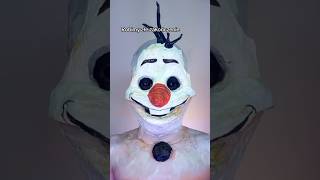 TO BYŁO NIEBEZPIECZNE #makeup #cosplay #olaf