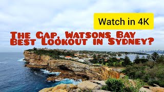 BEST LOOKOUT IN SYDNEY, AUSTRALIA/ THE GAP, WATSONS BAY/ LADY TRAVELLER