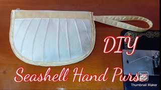 DIY# Seashell Hand Purse - sewing tutorial