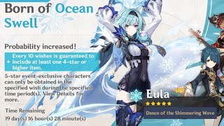 Genshin Impact Eula Summon! Can we get a frozen team