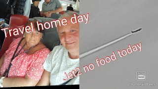 TURKEY TRAVEL HOME /  ANTALYA AIRPORT / JET2 TO STANSTED / NO FOOD ON PLANE