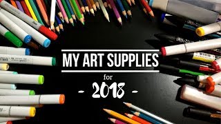 My Art Supplies for 2018 !! *Copics + Wacom and more!*