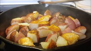 Amazing Pan Fried Potatoes | How to Pan Fry Potatoes