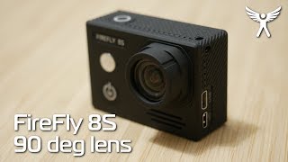 An impressively good camera with pretty much no distortion - the FireFly 8S with 90 deg lens module!