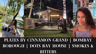 RESTAURANT VLOG - PLATES by CINNAMON GRAND | BOMBAY BOROUGH | DOTS BAY HOUSE | SMOKES & BITTERS