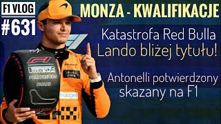 F1 Vlog: GP Włoch – kwalifikacje. Norris bliżej tytułu! Red Bull padł. Antonelli zaklepany na 2025