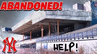 Abandoned Triple-A Yankees Baseball Stadium from the 1930's; Cooper Stadium in Columbus,Ohio