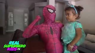 BLOODY Hulk Angry Spiderman Frozen Elsa Superman Batman Anna | Funny Superheroes in Real Life Movies