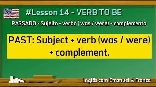 Aprender #Inglês com frases - #VERBO TO BE - Learn #English with phrases - VERB TO #BE -