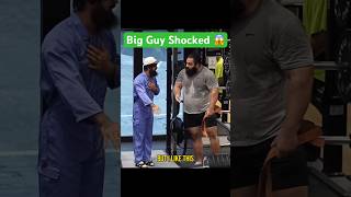 Anatoly shocking Big Guy.      #anatoly #prank #gym #program #powerlifter #workout