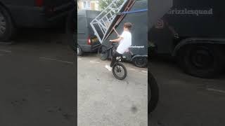 ⚠️Wheelie good life 😆 #wheelie #stunt #kids #free #bike #shorts #mafiabikes