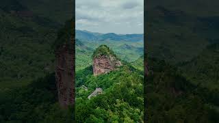 Maiji Mountain in Gansu, China#nature #mountain #china