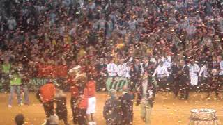 Spain - Davis Cup Final win - Confetti!