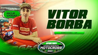 BRMX 2023 - VITOR BORBA CATEGORIA MX2JR DA EQUIPE GAS GAS