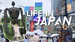 living in japan | ghibli museum (!!!), shibuya game cafe, university vlog 🗼