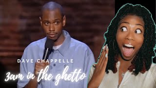 DAVE CHAPPELLE 3am in the ghetto (REACTION)