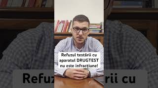 Refuz DRUGTEST, infractiune sau nu? Avocat Oradea.