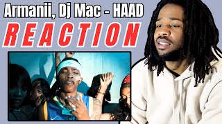 Armanii, Dj Mac - HAAD (Fiesta) | Official Video (REACTION)