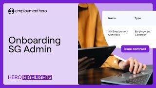 Onboarding - Admin Experience | Hero Highlights | SG