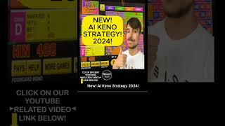 4-Card Keno Strategy! #shorts #keno #youtubeshorts #slots #youtuber #youtube   How to Win! at Keno!